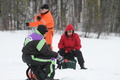 20170501 KOMMATTILAMPI, PILVINEN KOHTALAINEN LOUNAISTUULI, MUKANA 26 PILKKIJÄÄ.Kuva MaMiLe